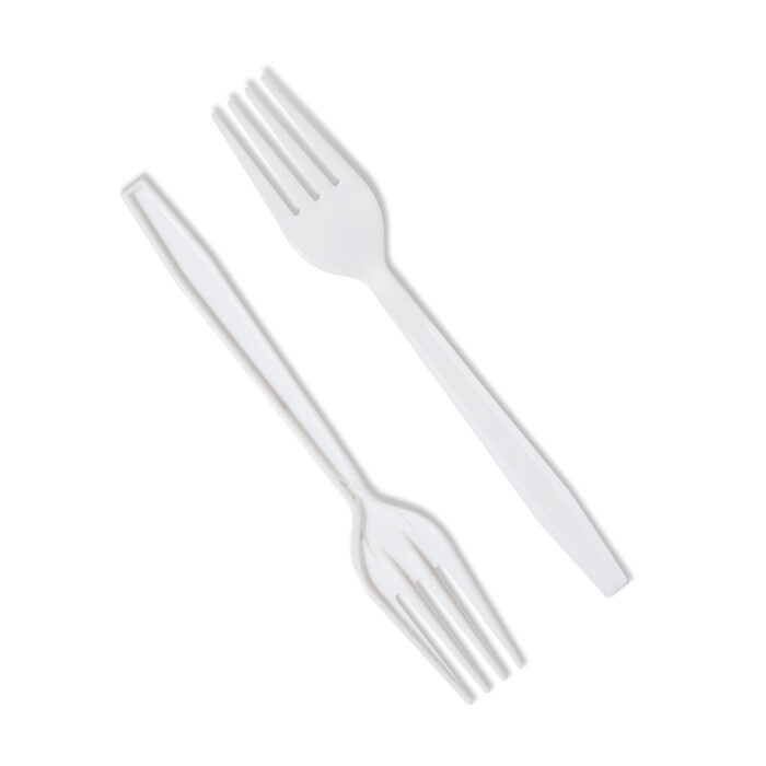 Herald White Heavy Duty Reusable Fork