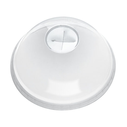 Herald Clear Dome Lid with Cross Hole 98mm