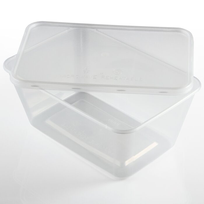 Herald Microwave Container Rectangle PP 35oz